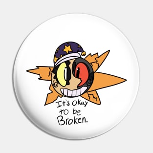 FNAF SB Ruin Eclipse "It's Okay to be Broken" Pin