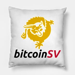 Bitcoin SV Coin Cryptocurrency BSV crypto Pillow