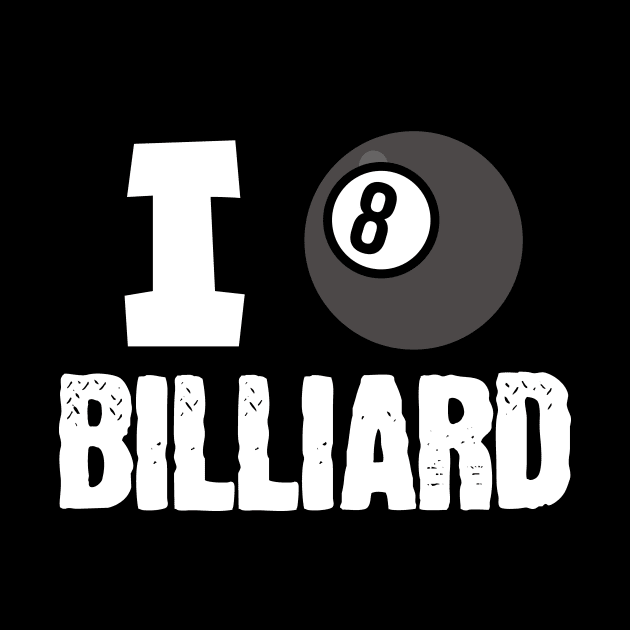 I love billiard ball by maxcode