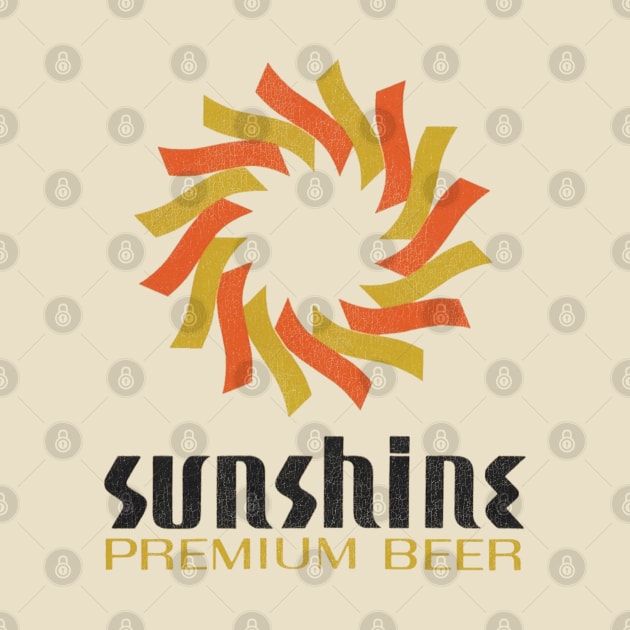 Sunshine Premium Beer Retro Defunct Breweriana by darklordpug