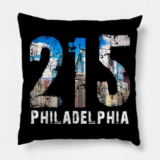 Philadelphia 215 Philly 215 Pennsylvania Pillow