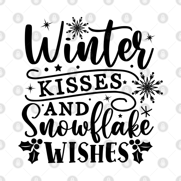 Winter kisses  and snowflake wishes by MZeeDesigns