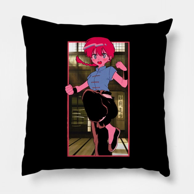 Ranma (Ranma 1/2) Pillow by hidexmian