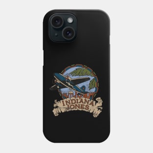 Lucasfilm Indiana Jones Adventure Plane Vintage Phone Case