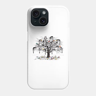 B kliban  cat tree Phone Case