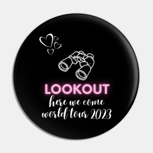 scentsy lookout, here we come, world tour 2023 Pin