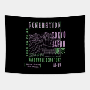 Vaporwave Tapestry