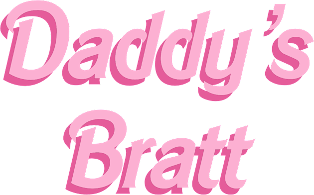 Daddy’s Bratt - doll font Kids T-Shirt by DiaperedFancy