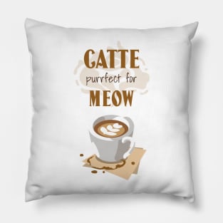 Catte purrfect for meow Pillow