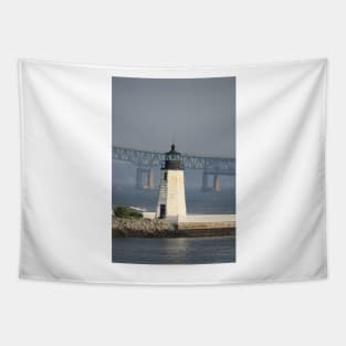 Newport Harbor Lighthouse Tapestry