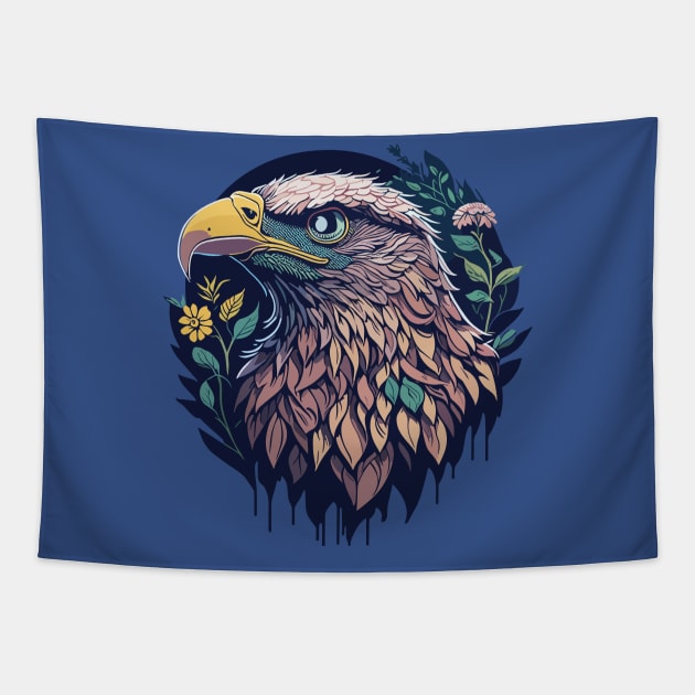 Eagle Soaring Horizons Tapestry by ArtisanEcho