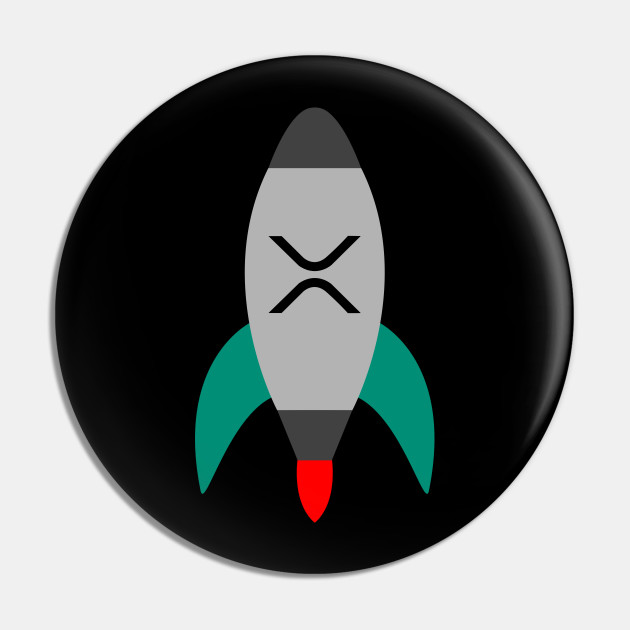 Ripple Xrp To The Moon Ripple Pin Teepublic Au