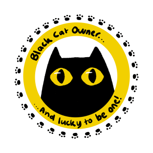 Black Cat Owner T-Shirt