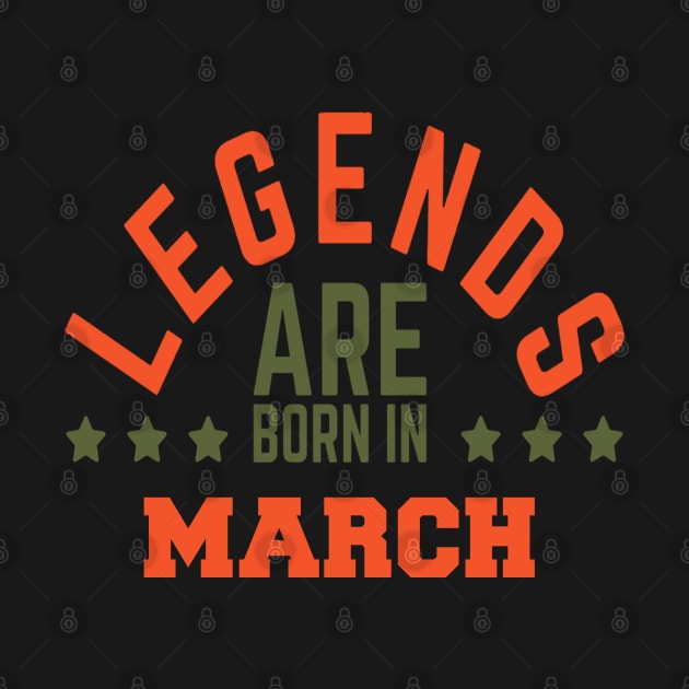 Legends Are Born in March by BambooBox