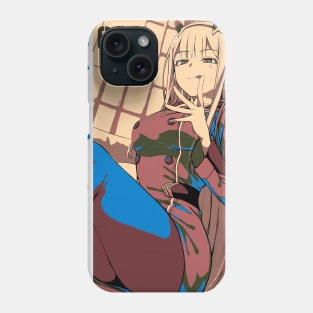 Seductively Vibrant: Zero Two Phone Case