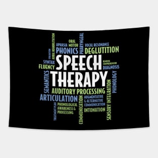 Speech Therapy Words - For Speech Language Pathologist Tapestry