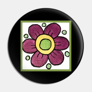 Groovy Flower #7 Pin