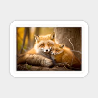 Fox Animal Wild Beauty Freedom Wilderness Enchanting Magnet