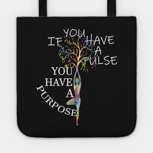 Inspirational Quotes Graphic Design Motivational Yoga Gifts Tote