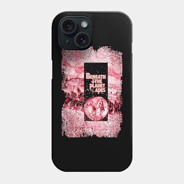 Mysteries of the Subterrane Beneath The Planet Of The Apes Phone Case by Skateboarding Flaming Skeleton