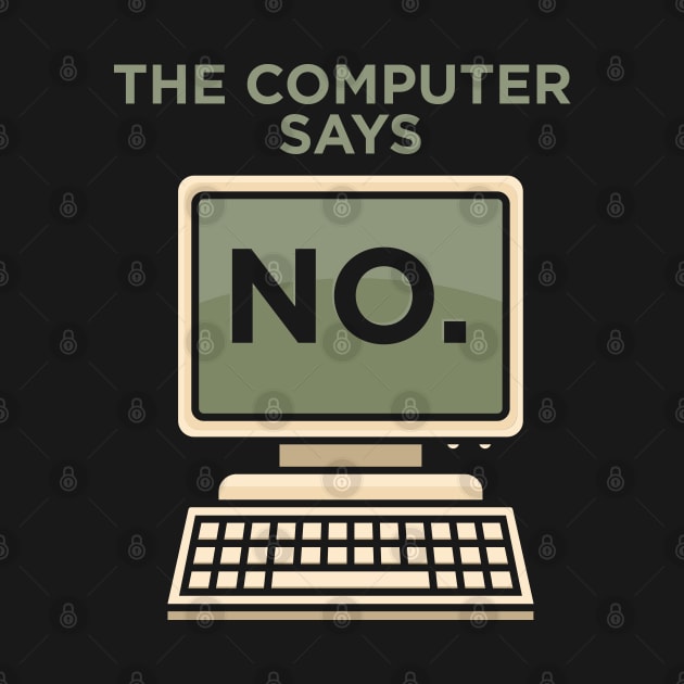 TECH GEEK: Computer Says No by woormle