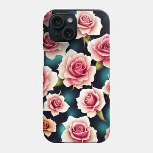 Pink roses Phone Case