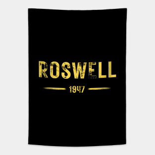 Roswell 1947 UFO - Flying Saucer Crash Tapestry