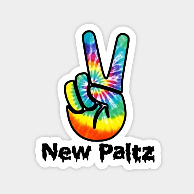 New Paltz Drippy Peace Sign Magnet by lolsammy910