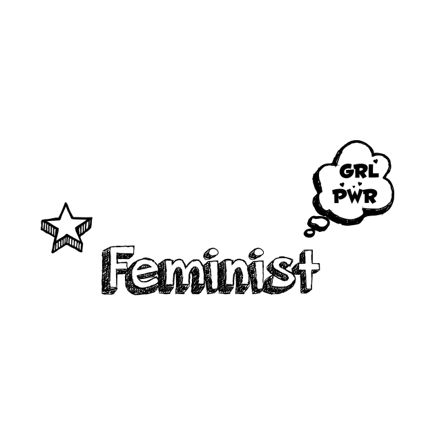 Feminist: Girl Power by StarflowerDesignsByMJ