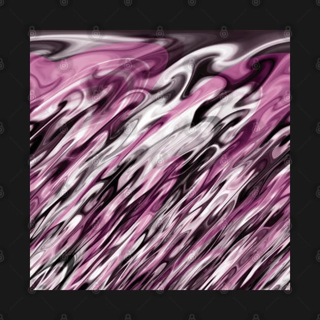 Pink And Grey Abstract Art by Designoholic