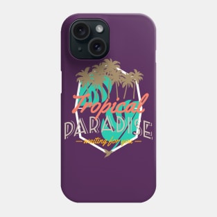 Tropical paradise waiting for you Phone Case