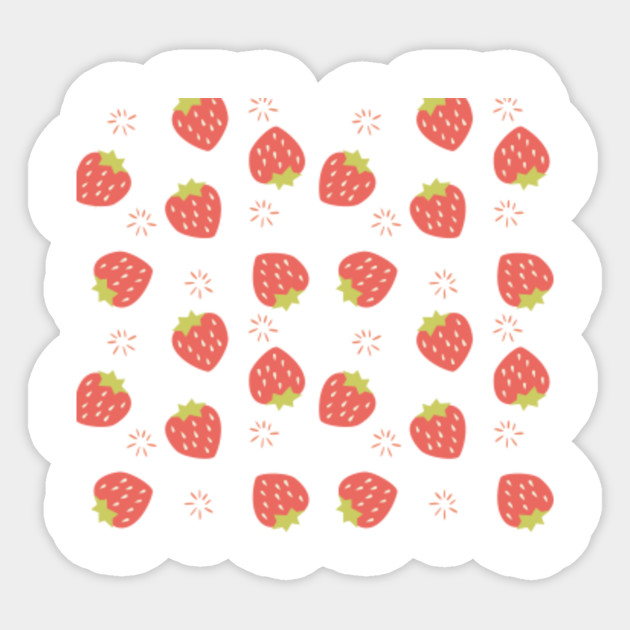 Strawberry Cow Pet Strawberry Cow Cute Strawberry Cow Pet Strawberry Cow Cute Sticker Teepublic Uk