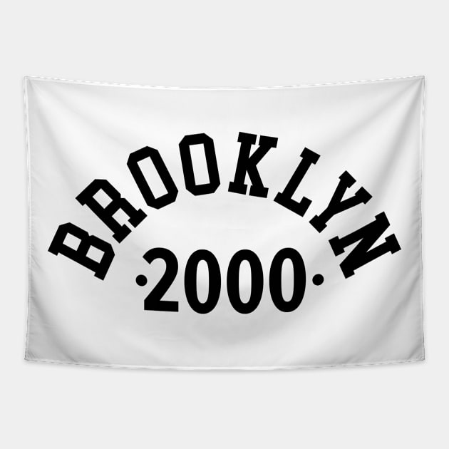 Brooklyn Chronicles: Celebrating Your Birth Year 2000 Tapestry by Boogosh