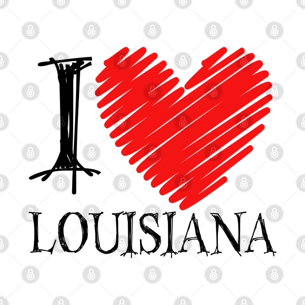 I Love Louisiana, Louisiana Merch, Louisiana Gift Ideas, Louisiana Love by TinPis