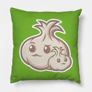 Mama Garlic and baby garlic Pillow