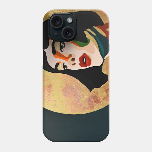 Golden Girl Phone Case by PrintsHessin