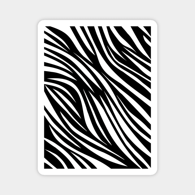 SAFARI Print Zebra Stripes Magnet by SartorisArt1
