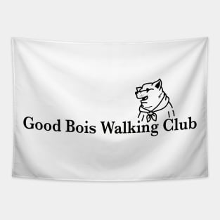 GOOD BOIS WALKING CLUB DOG SHIBA HAT SHIRT Tapestry