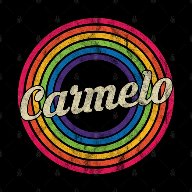 Carmelo - Retro Rainbow Faded-Style by MaydenArt