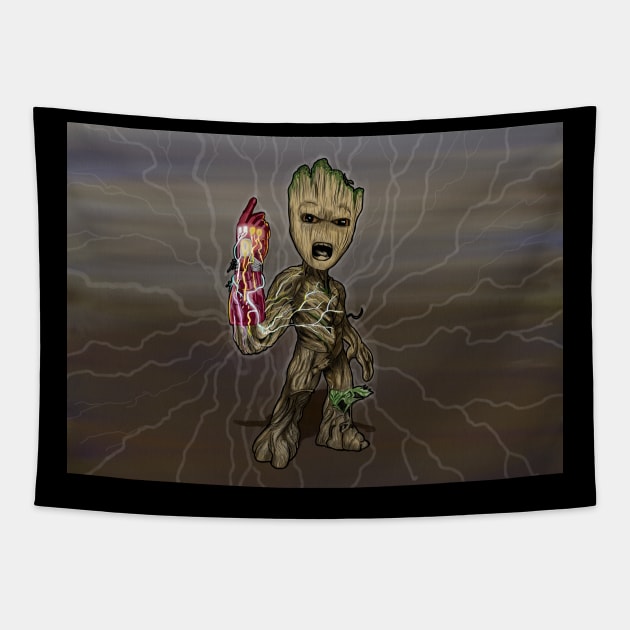 I....am....groot Tapestry by Aine Creative Designs