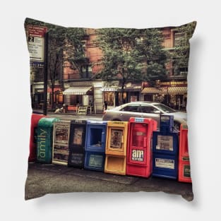 Upper West Side, Manhattan, New York City Pillow