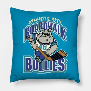 Defunct Atlantic City Boardwalk Bullies Hockey Team Pillow