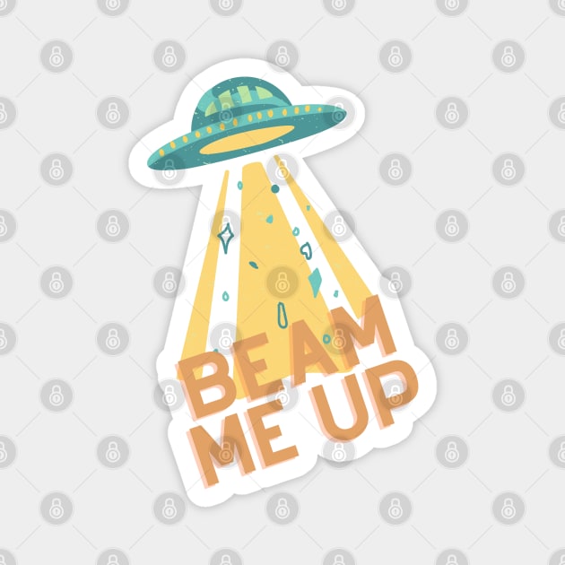 Beam Me Up Magnet by StudioTrend