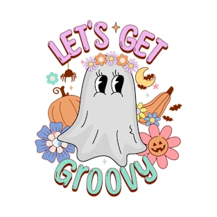 groovy halloween ghost T-Shirt