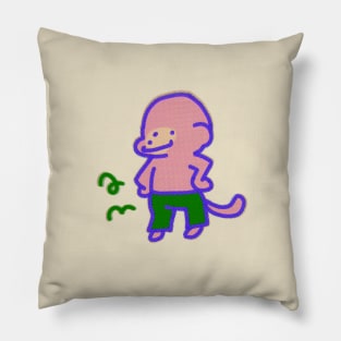 Green Pants Monkey! Pillow