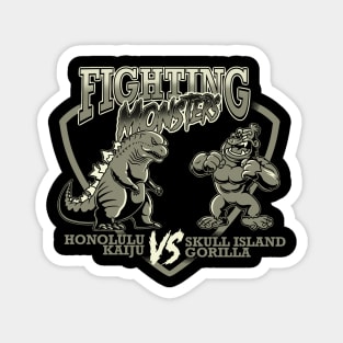 Fighting Monsters Magnet