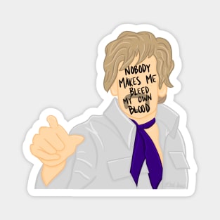 White Goodman Dodgeball Magnet