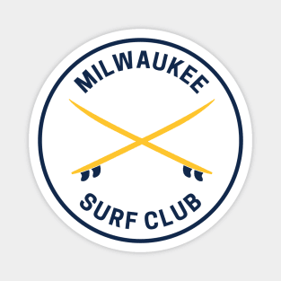 Vintage Milwaukee Wisconsin Surf Club Magnet