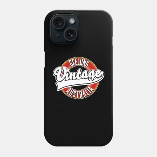 Geelong australia vintage style logo Phone Case