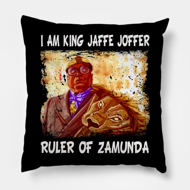 Zamunda To Nyc Akeem's Riotous Arrival In Coming To America Pillow by MakeMeBlush